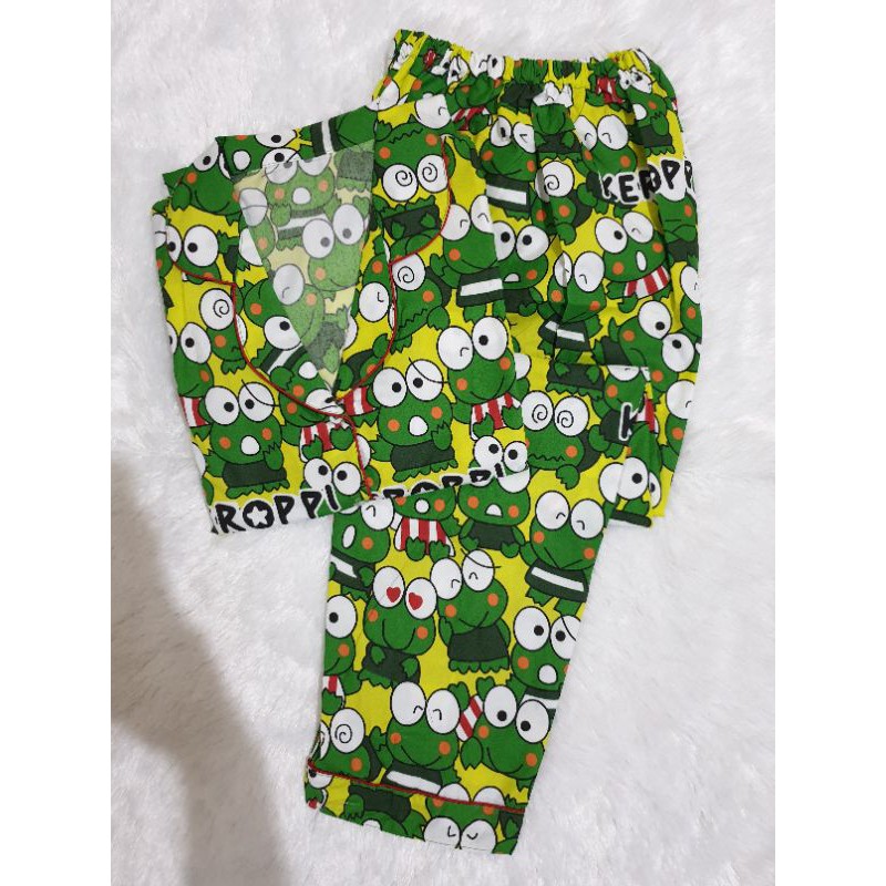 Baju Tidur Piyama Wanita Cewek Pajamas Katun Motif PP-PP KEROPPI