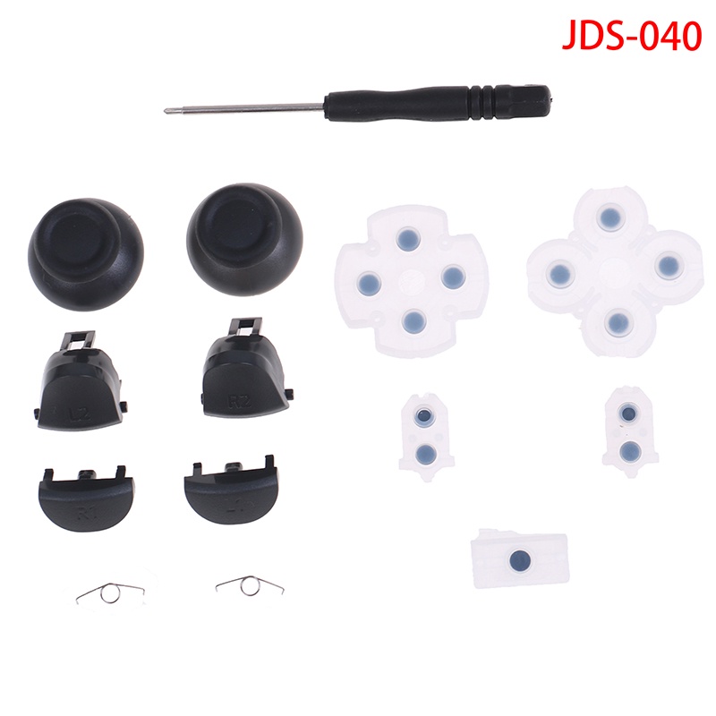 {LUCKID}1Set PS4 Controller Part Trigger Buttons Analog Stick + Conductive Rubber Button