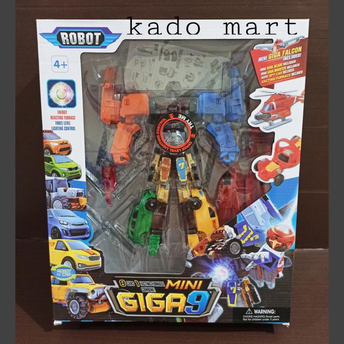 MAINAN TOBOT GIGA 9 LAMPU