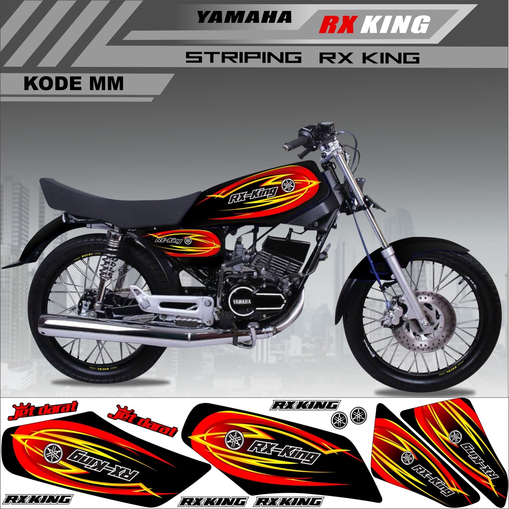 Sticker Striping Rx King Variasi Stiker Rx King Variasi Kode MM