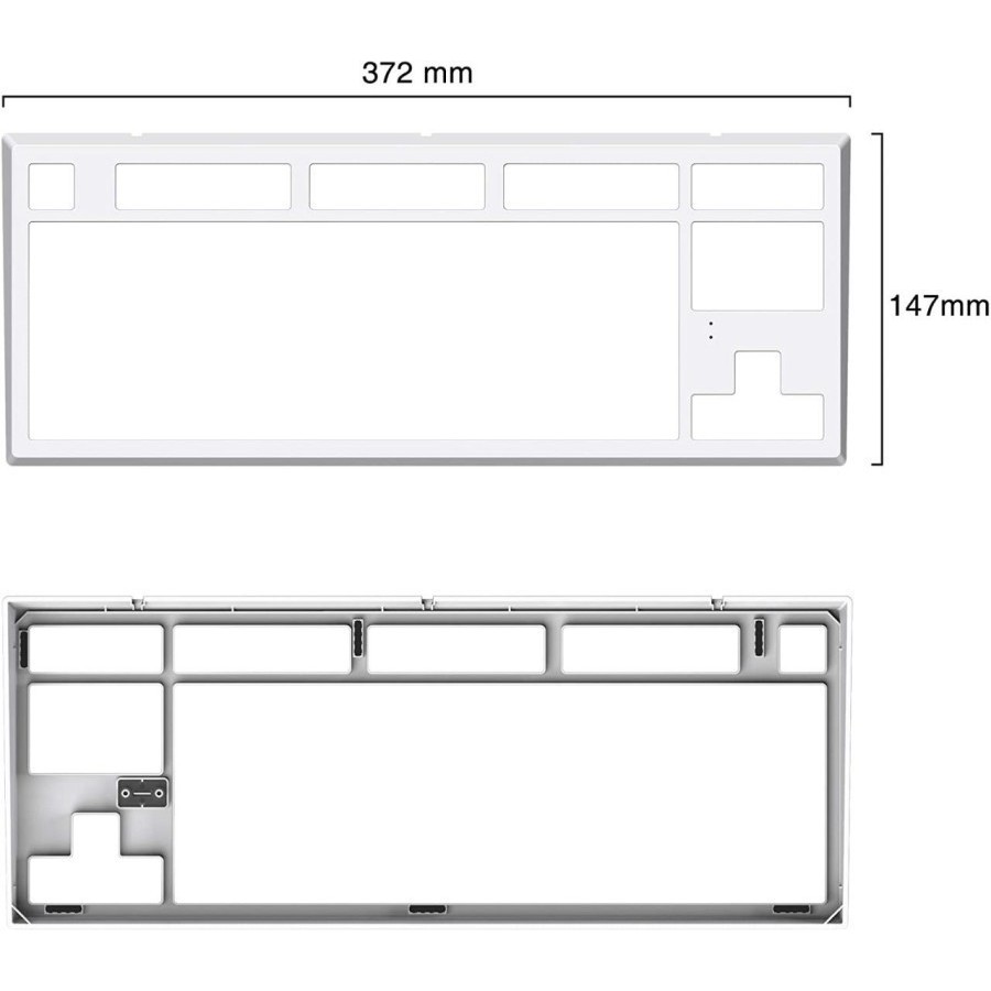 Tecware Phantom Shroud Classic 87 Magnetic Cover - White