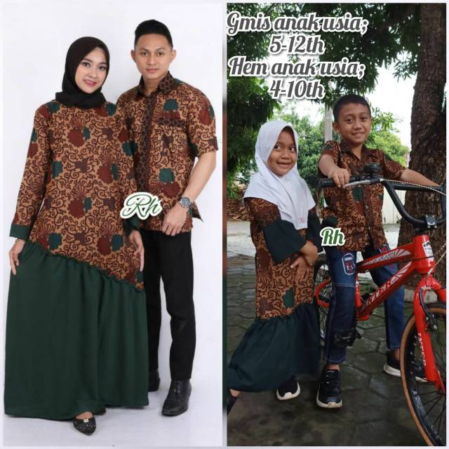 Paling Murah Batik Couple Keluarga Sania Ruffle Ori Ndoro Jowi Dnt Motif Madu Termurah Di Shopee VyEe7eSwGK8ea