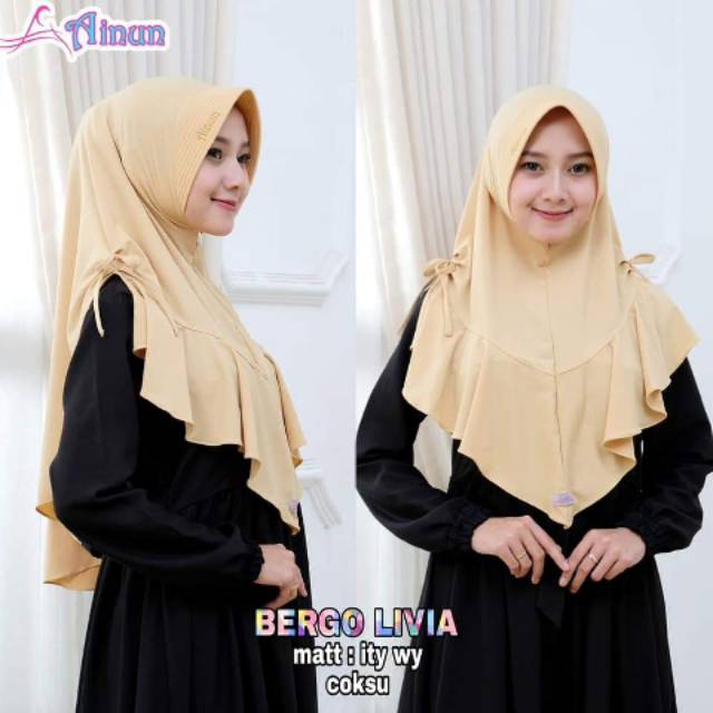 Bergo livia by AINUN HIJAB