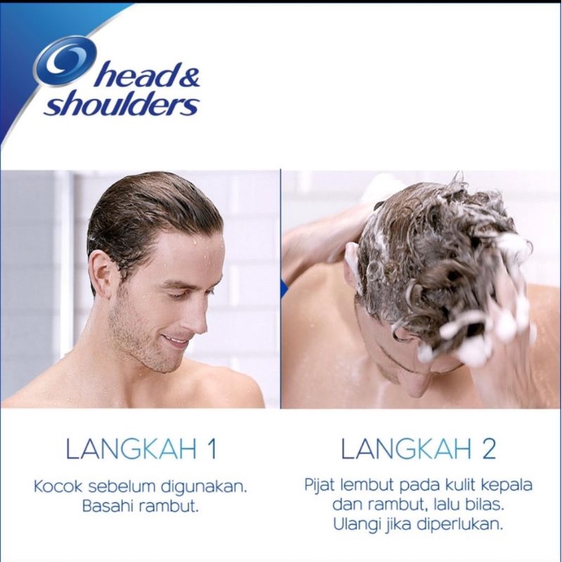 850ml HEAD &amp; SHOULDERS SHAMPOO MENTHOL DINGIN ANTI KETOMBE 400ML SHAMPO