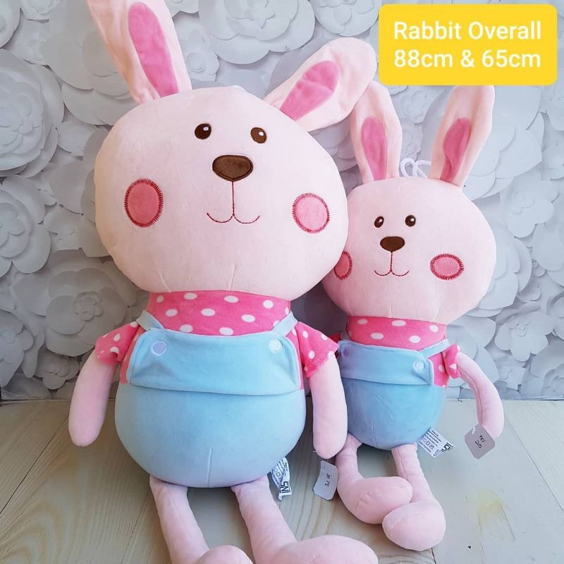 BONEKA SOFT RABBIT OVERALL
