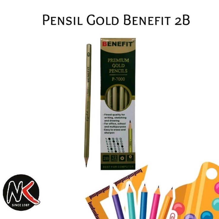 

Pensil/Pencil 2B Gold Benefit