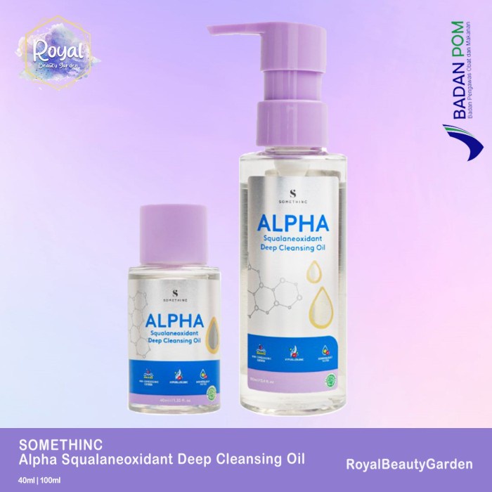 Somethinc Alpha Squalaneoxidant Deep Cleansing Oil