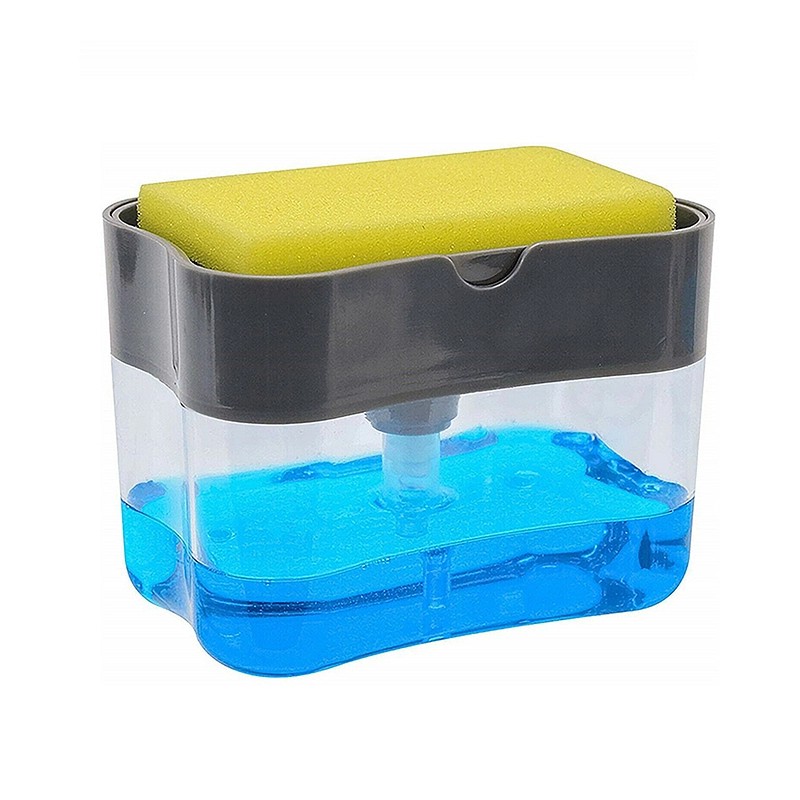 Dispenser sabun cuci piring busa sponge / soap Pump sponge caddy