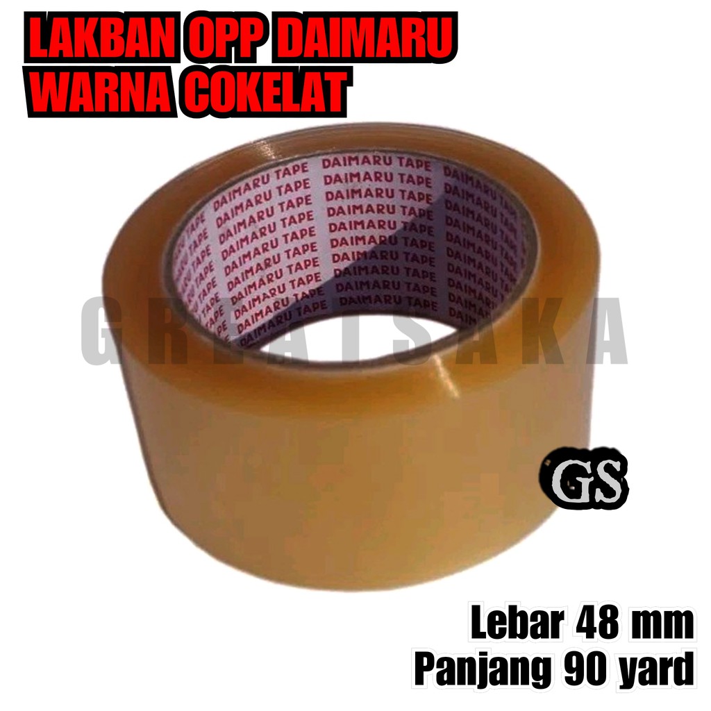 

ISOLASI LAKBAN COKLAT 92 YARD OPP TAPE DAIMARU