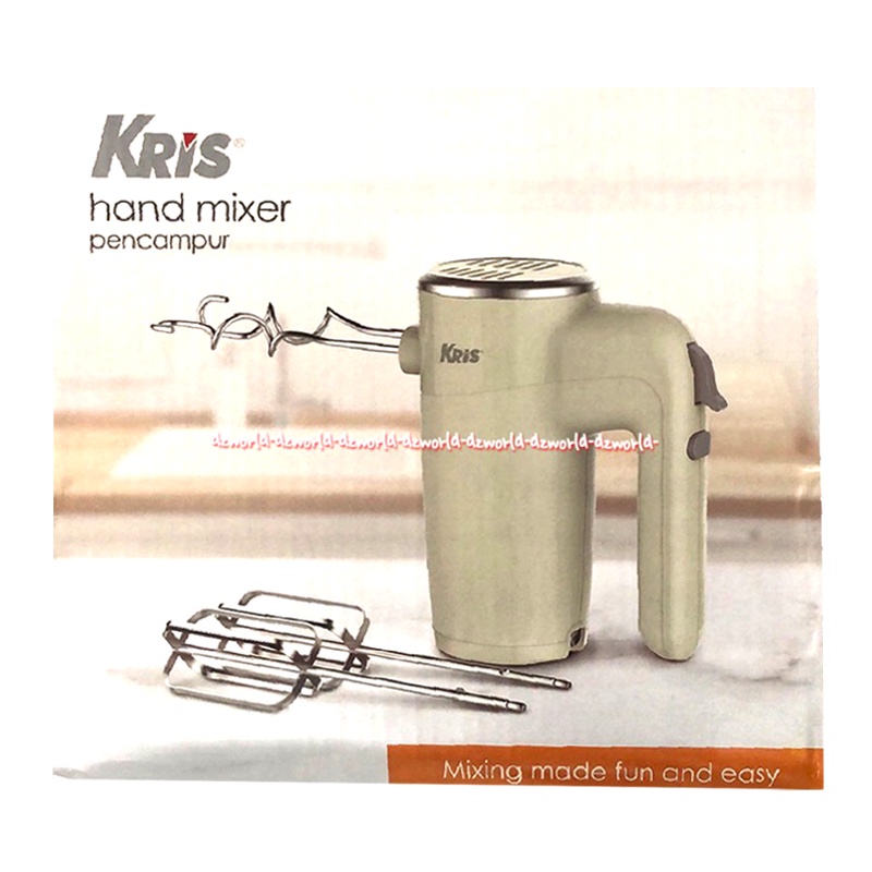 Kris Hand Mixer Pencampur Pengaduk Tepung Kue Adonan Krishand Mikser Handmixer Krischef