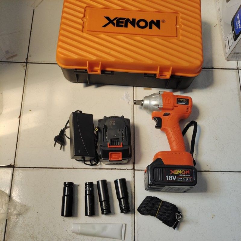 Xenon mesin bor cordless Impact  / bor cordless pembuka baut roda Xenon