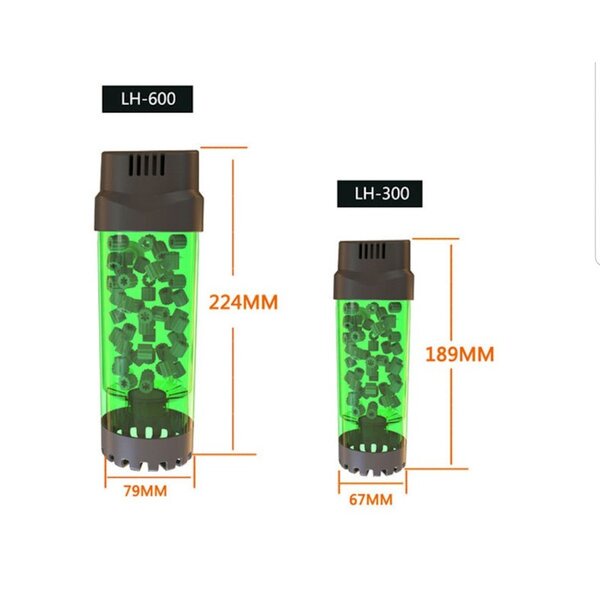 Qanvee LH 600 LH600 Kaldness Moving Bed Media Filter Biologis Aquarium