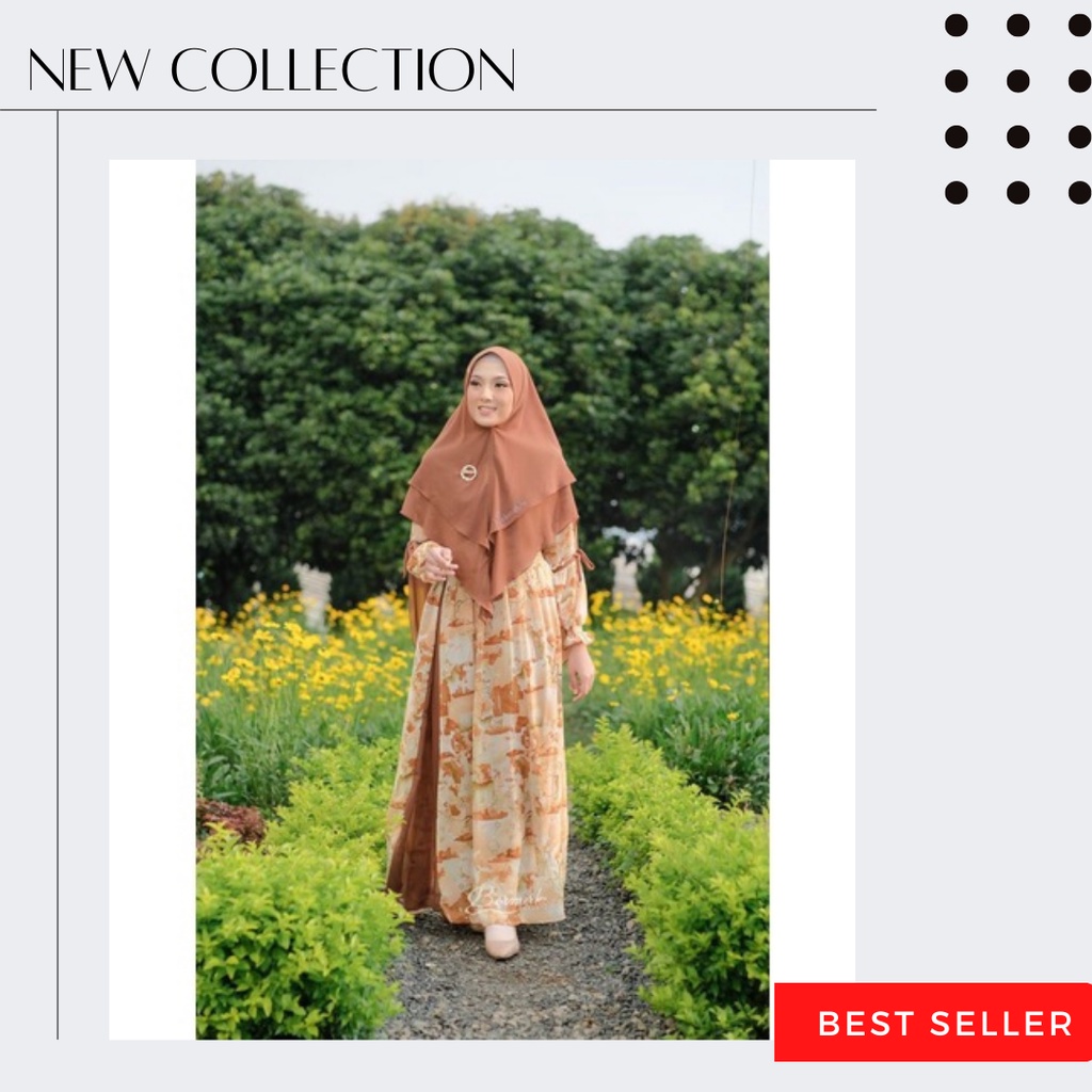 GAMIS SYAR'I ALANA SILVIA BY BERMERKS ORI