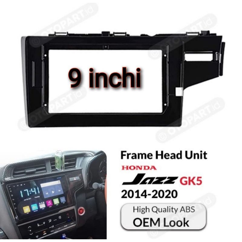 Head Unit Android 9 inch ORCA PRO+ CarPlay OEM Honda Jazz 2013 Jazz 2014 Jazz 2015 - Up