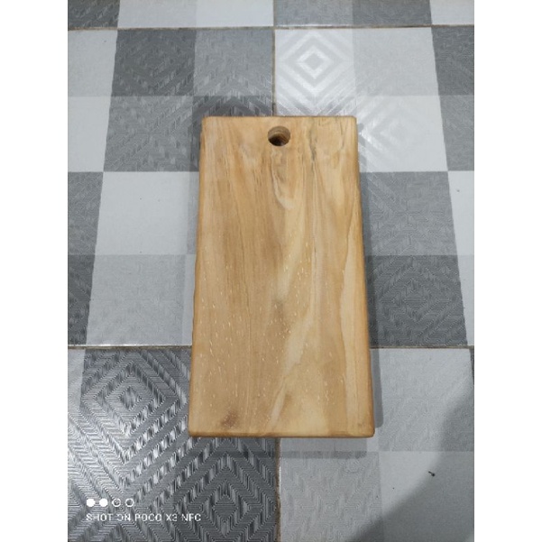 Talenan Kayu PINUS 34x18 pingul / Serving Board / Wooden Cutting Board