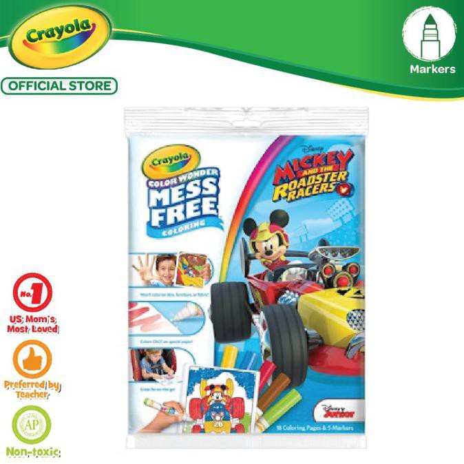 

READY BAYAR DITEMPAT Crayola Color Wonder Mess Free Coloring Pad & Marker - Mickey Mouse GRATIS