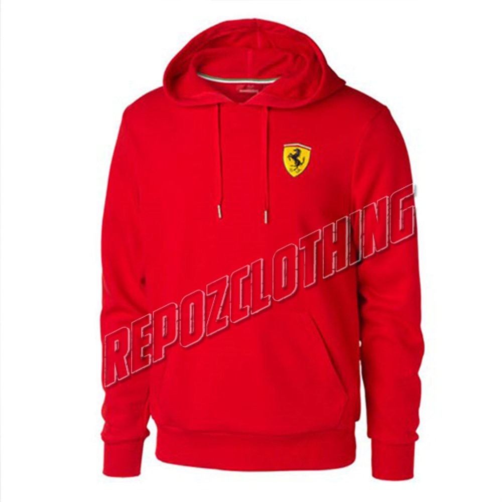 Jaket Sweater Ferrari  merah