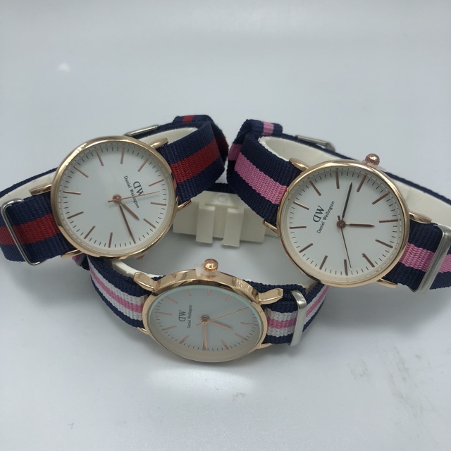 ［Ready Stock］Jam tangan Canvas kain fashion s1004