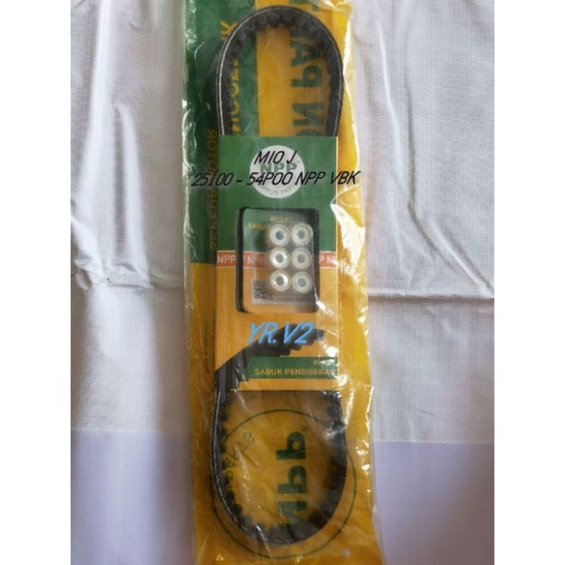 VANBELT KIT VBELT + ROLLER MIO J SOUL GT 115 MIO S 115 MIO Z 115 FINO 115 INJEKSI SABUK PENGGERAK OR