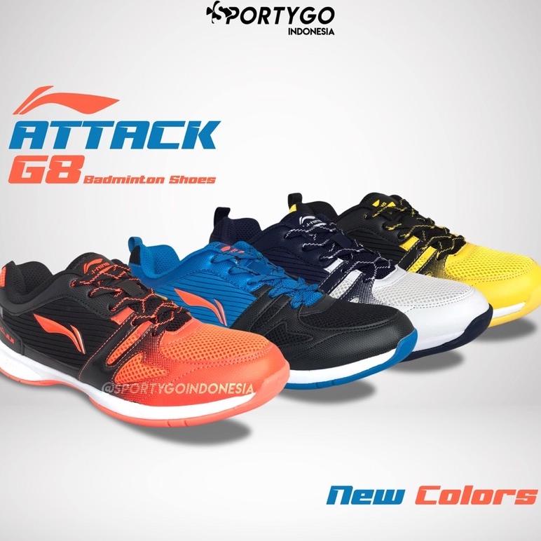 SEPATU BADMINTON LINING ATTACK G8 | ATTACK 8 | LINING ATTACK