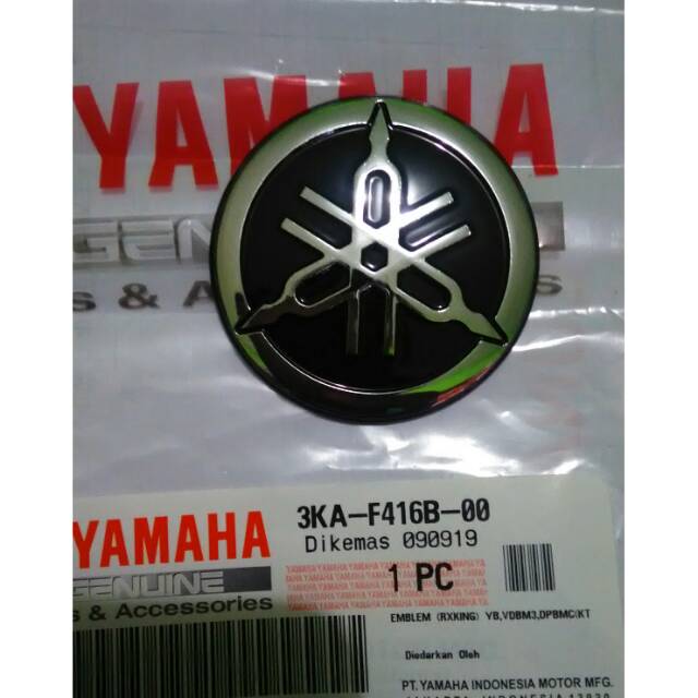 EMBLEM YAMAHA GARPUTALA TANGKI RX KING ORIGINAL 2003-2008