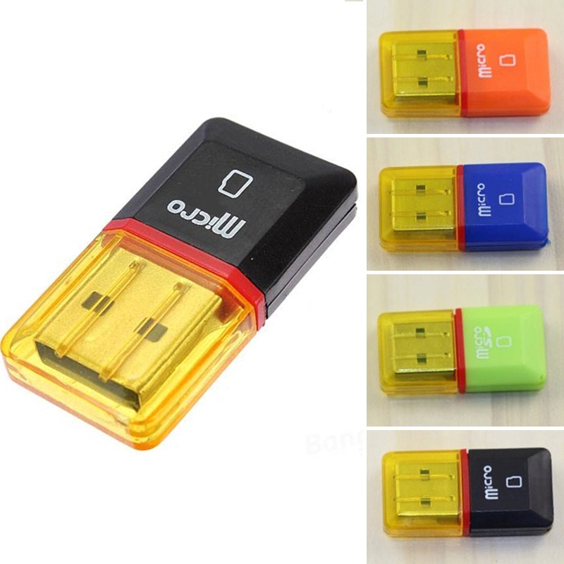 Mini USB 2.0 Card Reader for Micro SD Card TF Card Adapter Plug