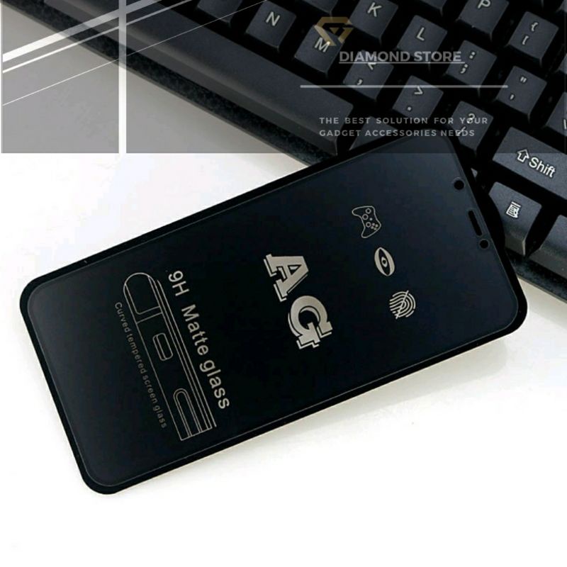 REALME TEMPERED GLASS MATTE ANTI GLARE FULL COVER ANTI GORES REALME C2 5 5I 5 PRO 8I 8 4G 8 5G 8 PRO 9 PRO+ 10 C11 C12 C15 C20 C21 C21Y C25 C25S C25Y C31 C35 C30 NARZO 50 5G c33 10 PRO+ GT NEO 2 3 PRO MASTER EDITION c30s C55 C53