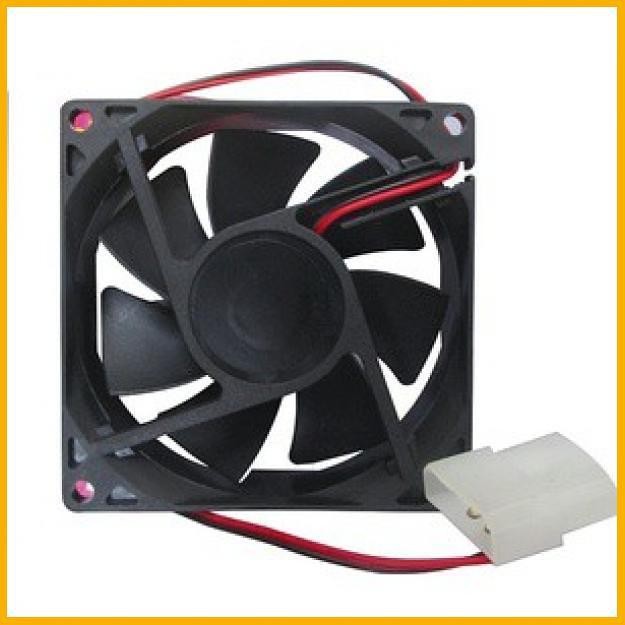 Kipas casing komputer 8cm hitam Dc 12v for Pc cpu - Fan case 80mm black for computer