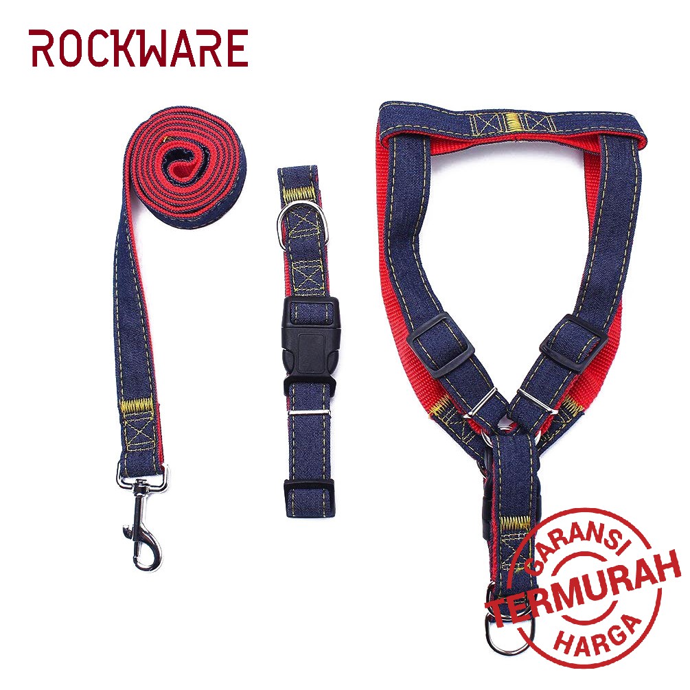 AKN88 - ROCKWARE Dog Leash Adjustable Kalung Tali Hewan Peliharaan