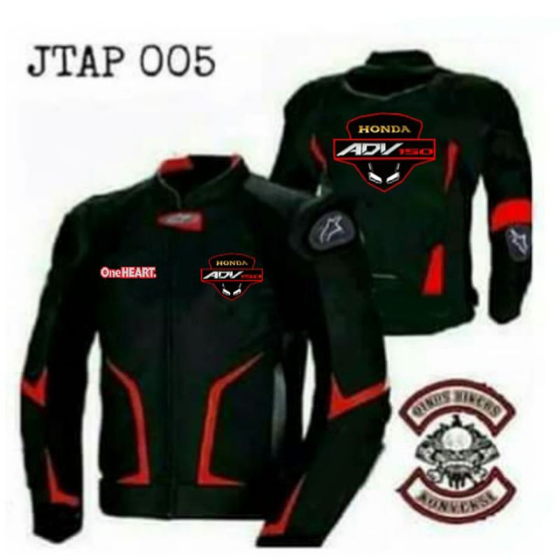 Jaket Touring Honda Adv Full Protector Jaket Motor ADV Windproof A005