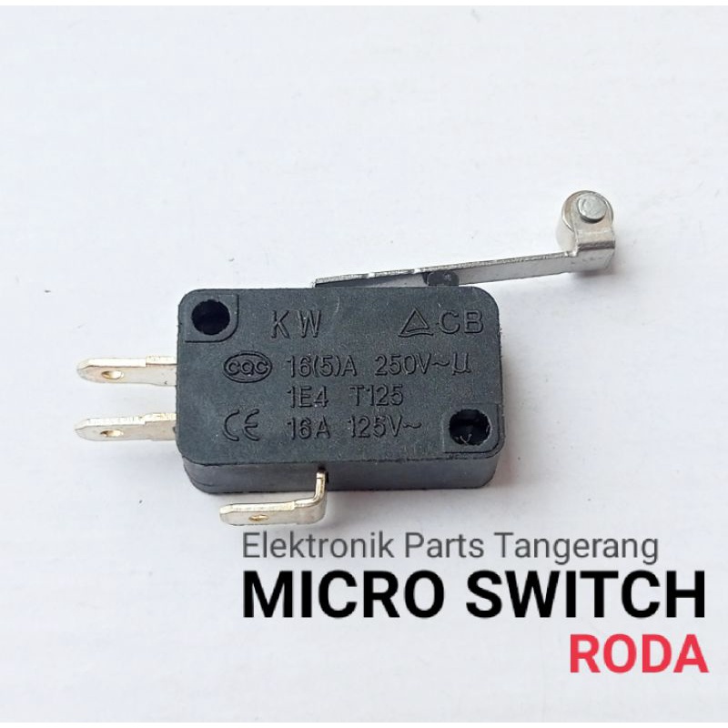 MICRO SWITCH (PLAT + RODA) MIKRO SWITCH MICRO LIMIT SWITCH LIMID SWITCH MICRO MICROSWITCH RODA