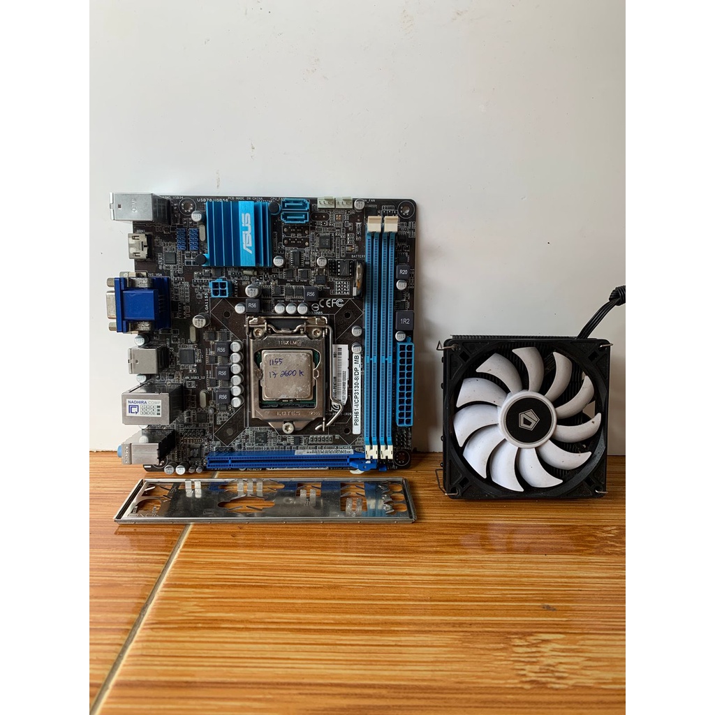 Paketan mini itx asus p8h61-i dan i7 2600k