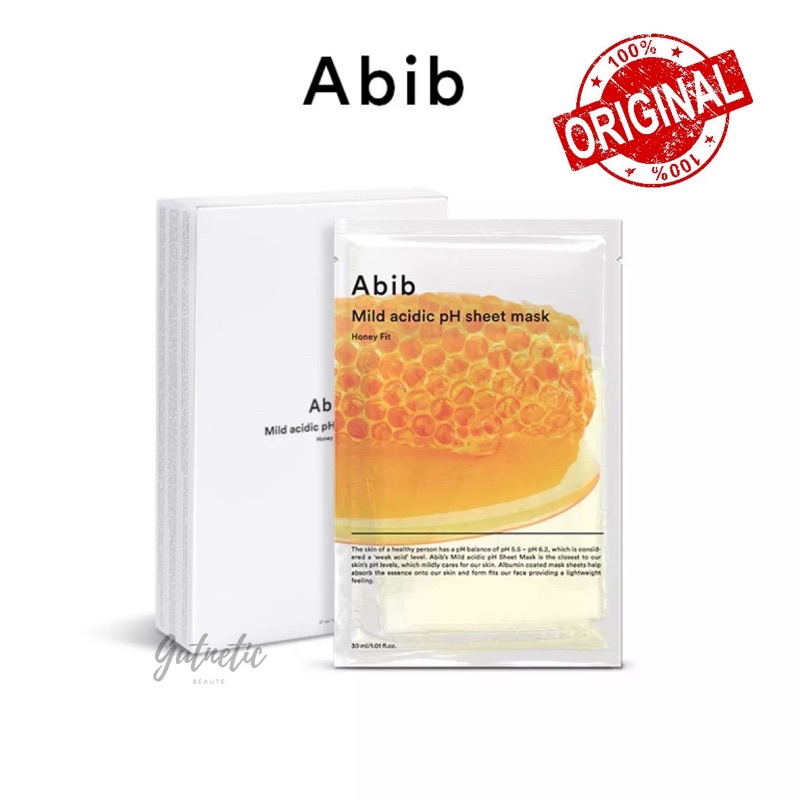 [READY STOCK] Abib Mild Acidic pH Sheet Mask Honey Fit