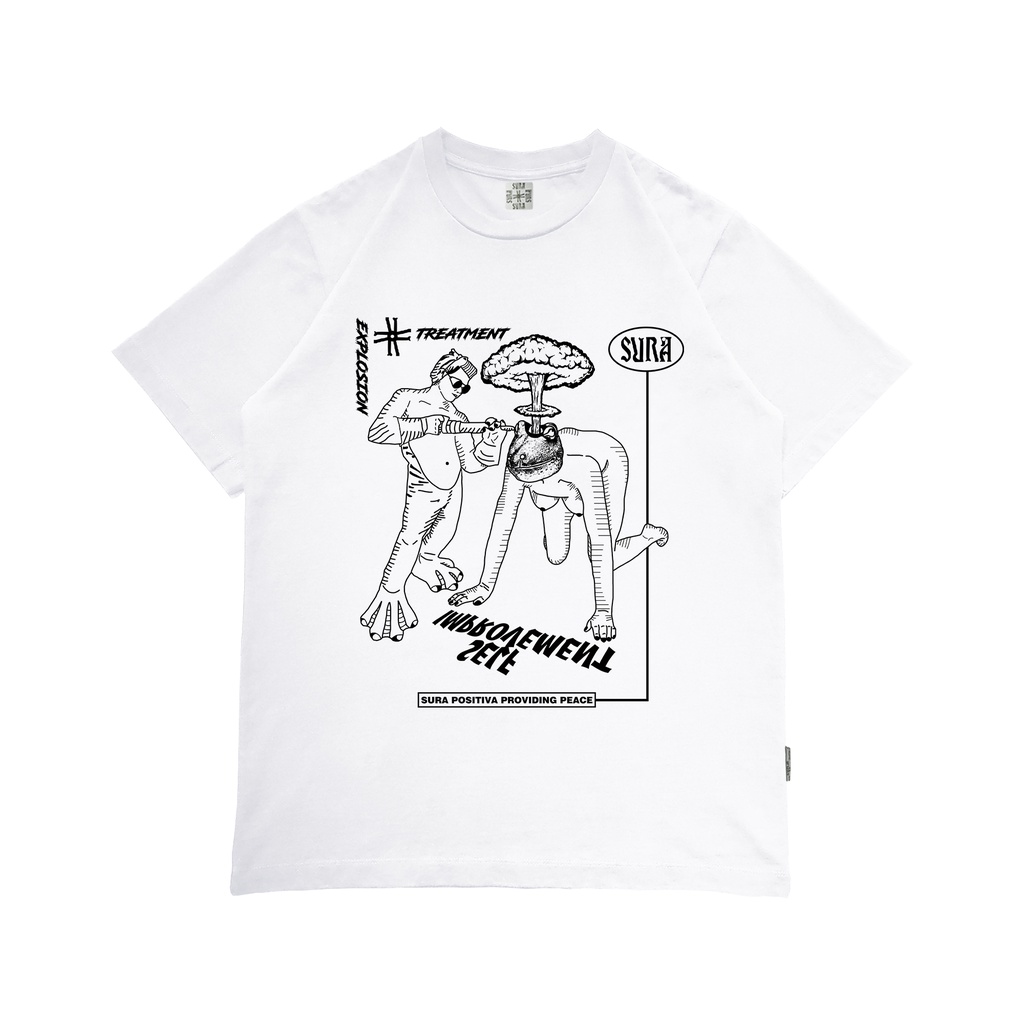 Sura Positiva - Tshirt Heavyweight Cotton (Raybe) White