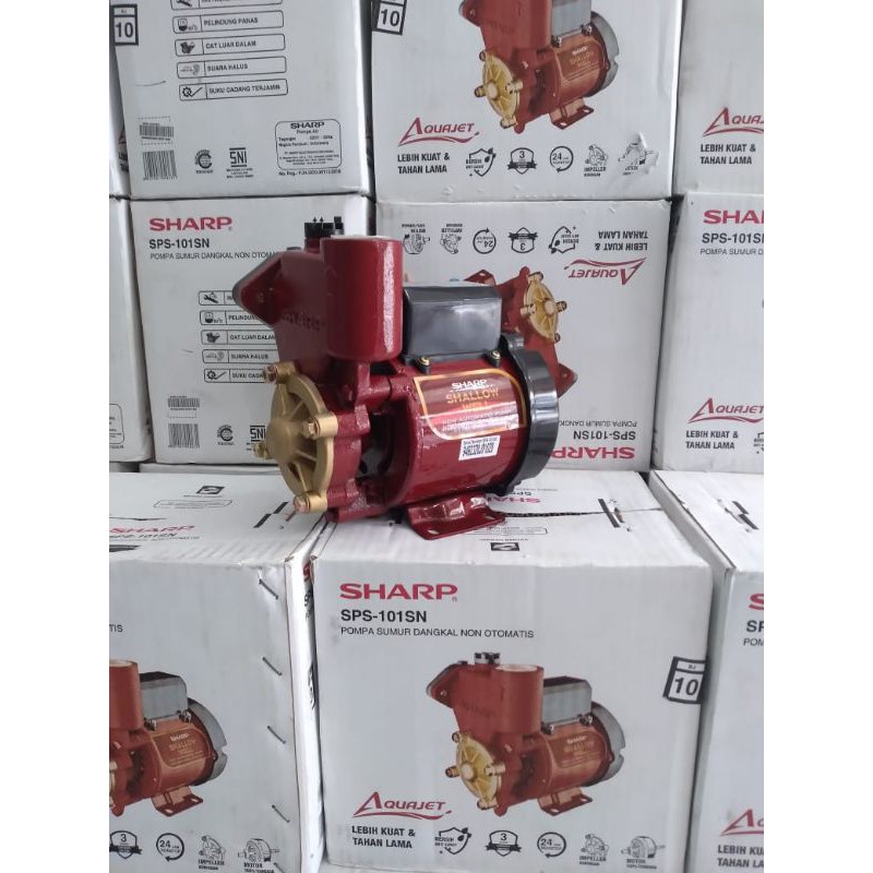 Mesin pompa air sumur dangkal Sharp SPS_101SN/pompa air Sharp 125watt