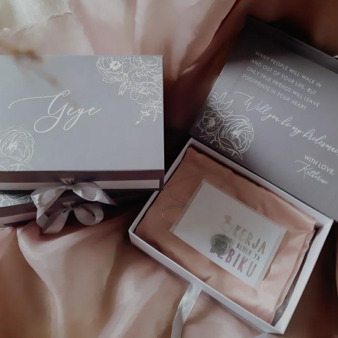 

[COD] bridesmaid box set paket A/ wedding gift groomsman bestman [COD]
