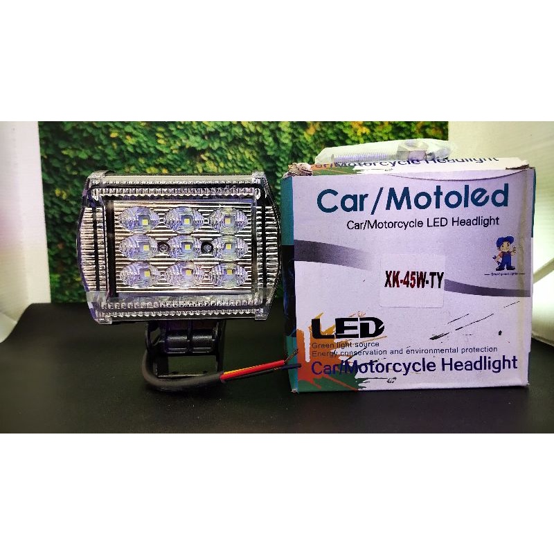 LAMPU TEMBAK 9 MATA/9LED SOROT ANGEL BISA FLASH BAHAN BESI KUALITAS JAMIN BAGUS