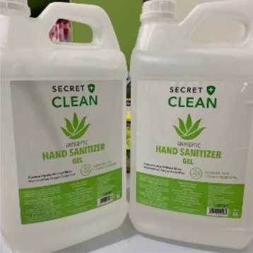 HAND SANITIZER GEL 5 LITER SECRET