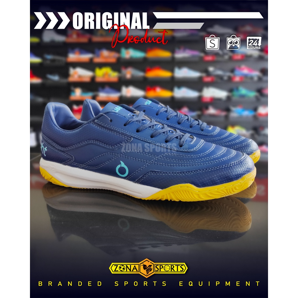 Sepatu Futsal Ortus Jogosala Roulette Navy/Cyan/Yellow 11020311