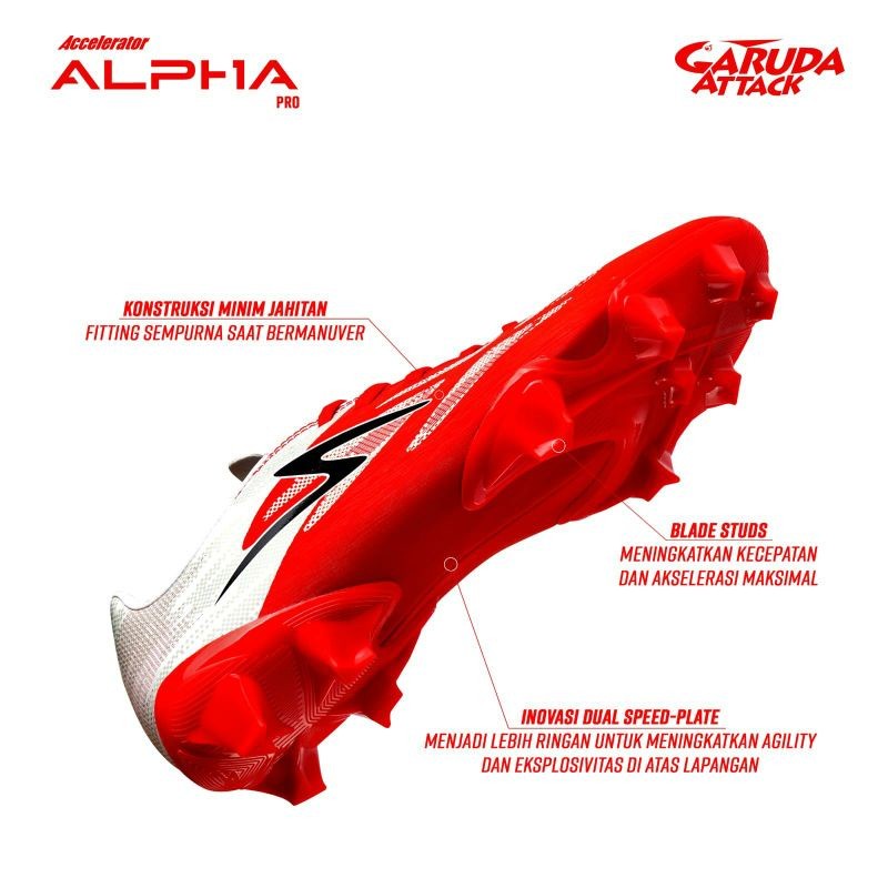 New Trend...Sepatu Sepak bola Specs Accelerator Alpha Pro Garuda Attack Original 100%