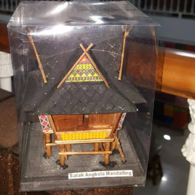 Miniatur Rumah Adat Batak Mandailing Angkola Tapsel Shopee Indonesia