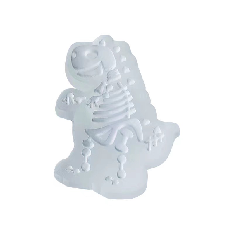 Charms Gesper Sepatu Bentuk Dinosaurus Bahan PVC Luminous