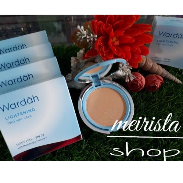 [PRODUK 8PZKP] PROMO WARDAH Lightening Powder Foundation Light Feel/BEDAK PADAT/TWC +TEMPAT TGK