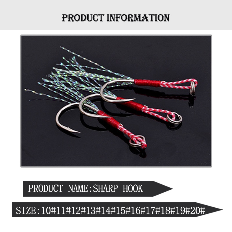 Fishing Hook Single Hook Assist  Hook And Hook Double Hook Assist Hook Fishing Gear