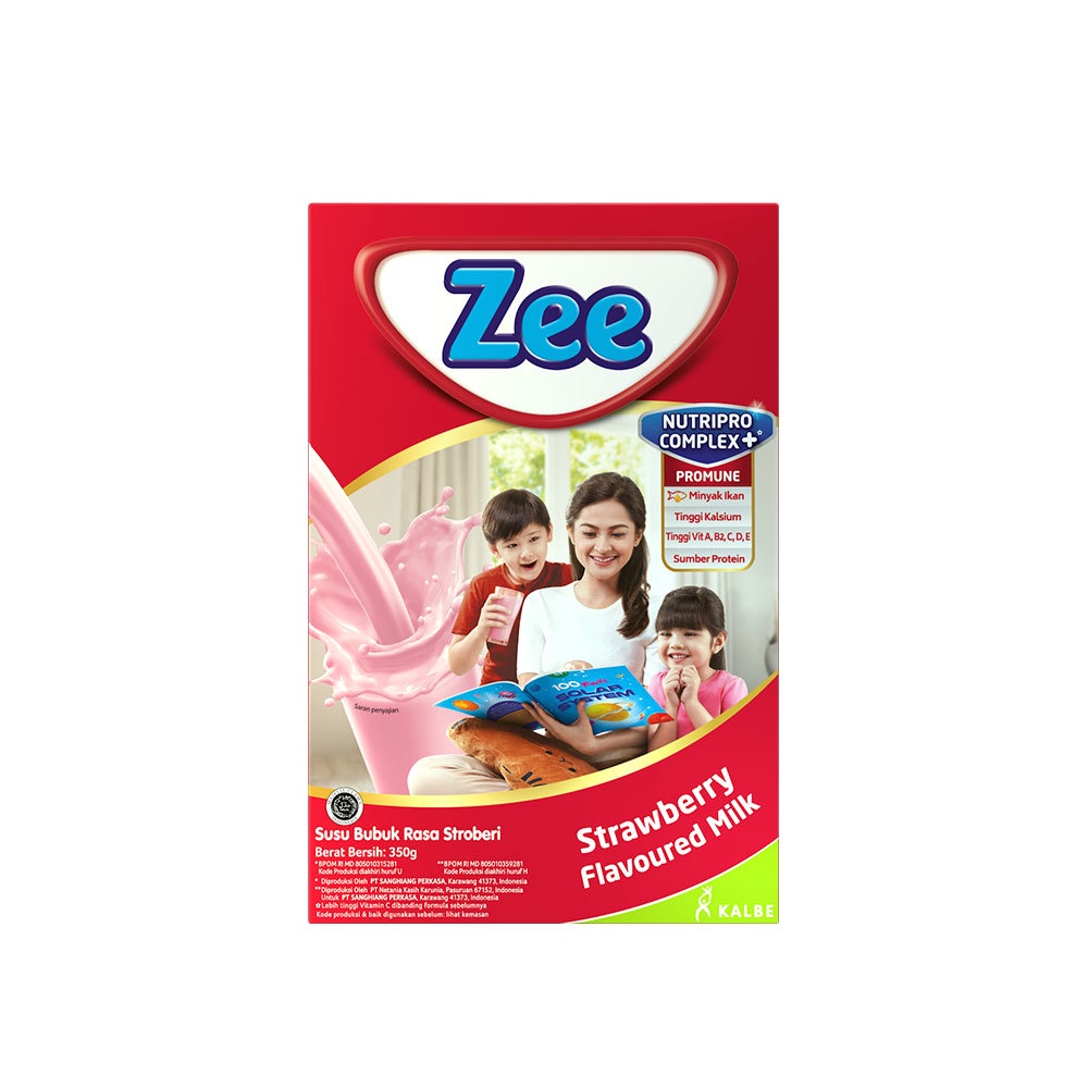 

SUSU BUBUK ZEE KIDS REGULER STRAWBERRY FLAVOURED MILK 350 GRAM