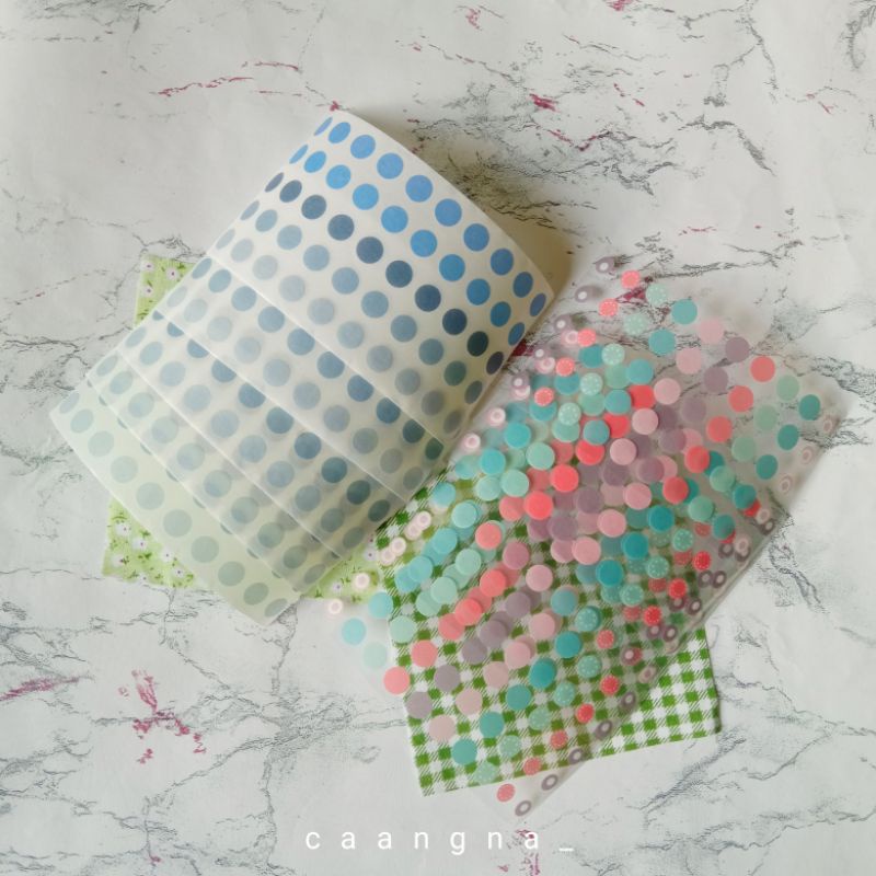 

50 pcs washi tape dot/ washi tape dot/ share washi tape dot