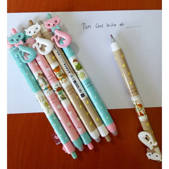 

Gel Pen Hapus / Pulpen Gel Lancar Bisa Dihapus CHENMEI - Fox