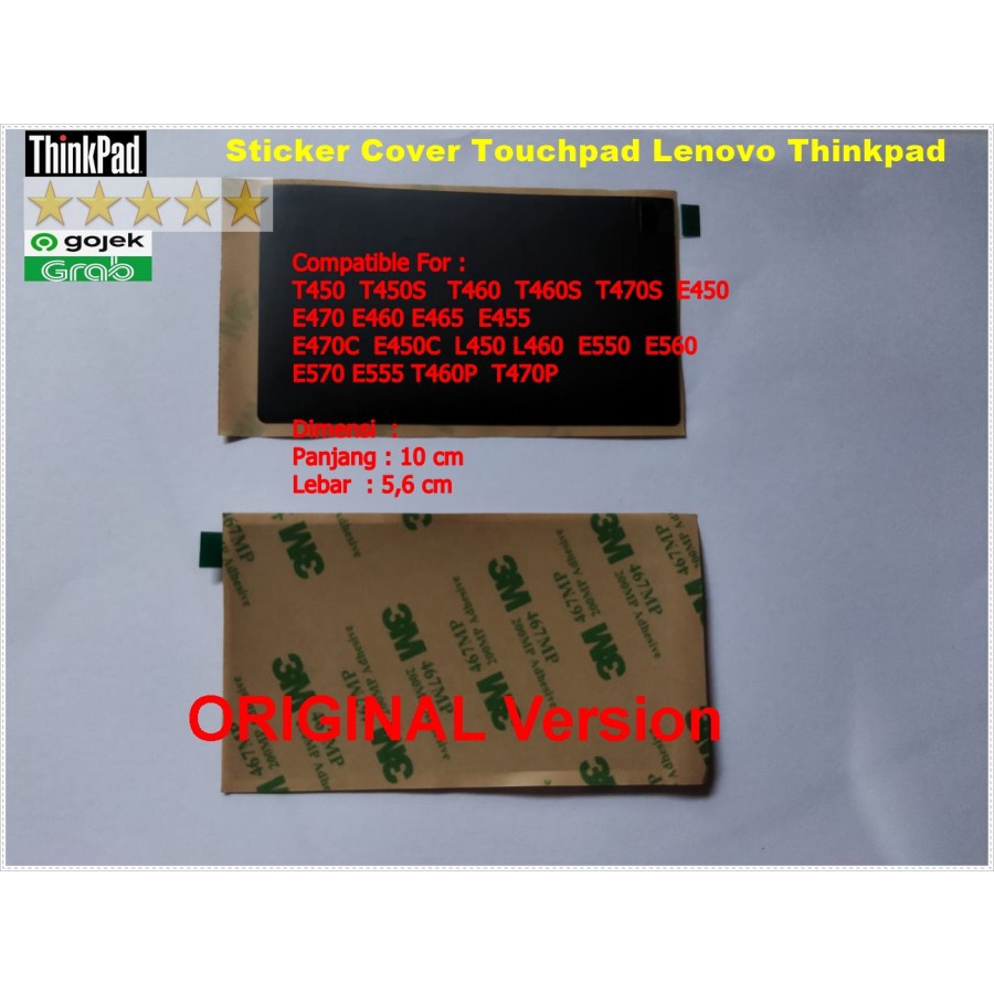 Sticker film cover Touchpad Laptop Lenovo Thinkpad series