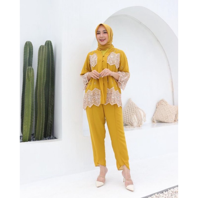 Sale Setelan Kekinian Maharani Kaftan Original Butik