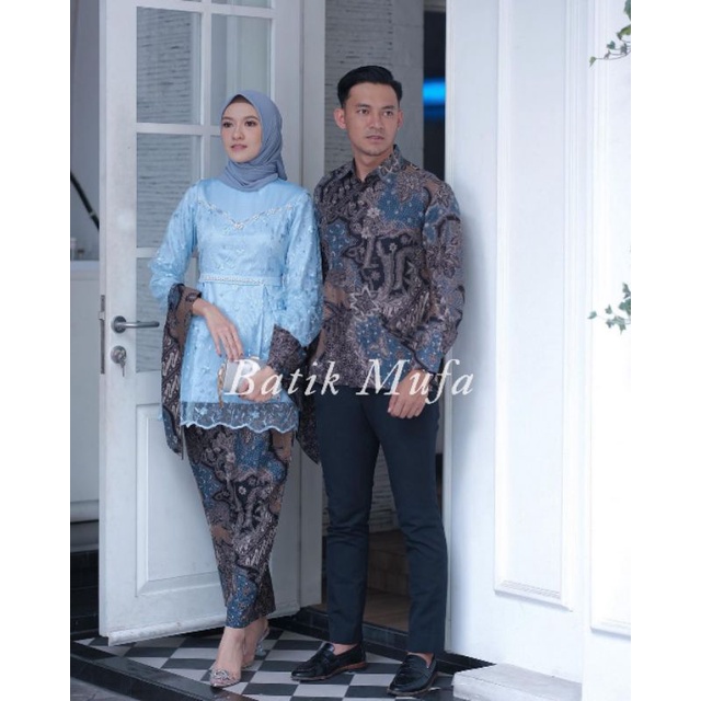 KEBAYA COUPLE ARUNIKA BROWN/BLUE/MINT KEBAYA WISUDA TERBARU KEBAYA TUNANGAN KEBAYA LAMARAN KEBAYA COUPLE KONDANGAN